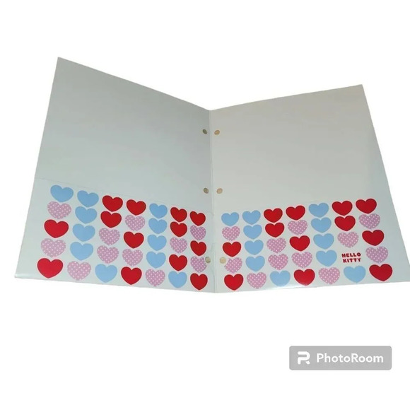 New Sanrio Hello Kitty 3 Ring Pocket Binder Lot Lot Of 3 - Picture 7 of 10